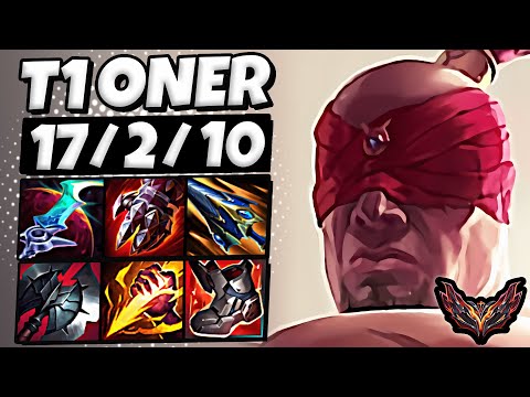 T1 Oner Lee Sin vs Bel'Veth [ Jungle ] Patch 25.8 Korea Grandmaster ✅