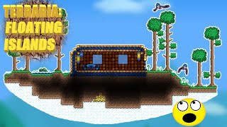 Terraria How to get Floating Islands Fast for Beginners! No Gravitation potions, easy for everyone!!