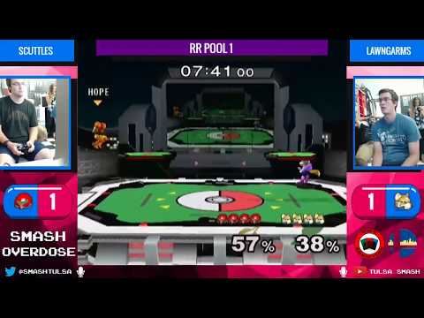 Smash Overdose 3 - Scuttles (Samus) vs Lawngarms (Fox) - Round Robin Pools