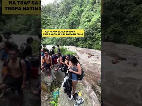 Naabotan ng baha sa mini Asik asik falls #jyan #disaster #ccto