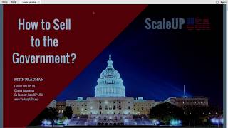 How to Sell to the Government?