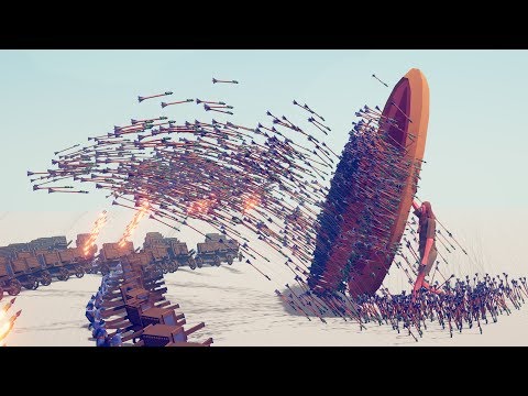 MASSIVE SHIELD vs 100x EVERY RANGED UNIT - Totally Accurate Battle Simulator TABS