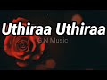 Uthiraa Uthiraa Song Lyrics / Pon Manickavel / Prabhu Deva / Nivetha Pethuraj / D. Imman