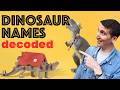 What Dinosaur Names Literally Mean