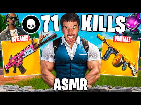 ASMR FORTNITE FAST MOUTH SOUNDS 71 KILLS 💀 SOLO VS SQUAD (asmr controller sounds fortnite)