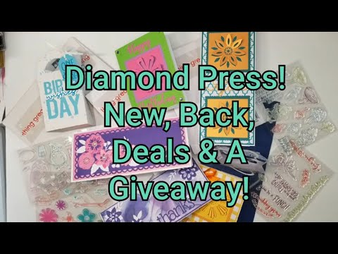 Diamond Press Haul! New on the site, back in stock favorite!, deals and UK and US giveaways!