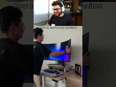 Deu ruim no monitor curvo