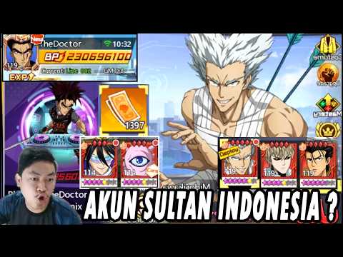 🔥🔥SALAH 1 AKUN SULTAN INDONESIA MAU PENSI ? TOP UP SUDAH RATUSAN JUTA ?- ONE PUNCH MAN The Strongest