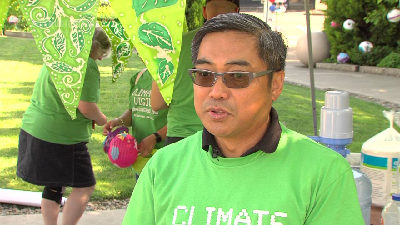 Prayers, paper lanterns at climate vigil