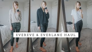 EVERLANE &amp; EVEREVE First Impression Haul and Try-On