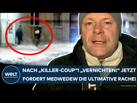 PUTINS KRIEG: Nach "Killer-Coup"! "Vernichten" Ex-Russen-Präsident Medwedew fordert ultimative Rache