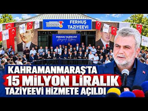 Kahramanmaraş'ta 15 milyon liralık taziyeevi hizmete açıldı