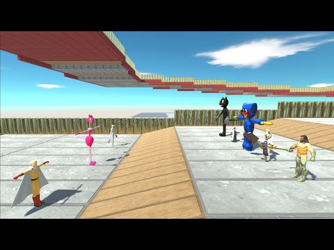 SAITANA VS MOMMY LONG LEGS AND SCP   096 DEATH RUN - Animal Revolt Battle Simulator