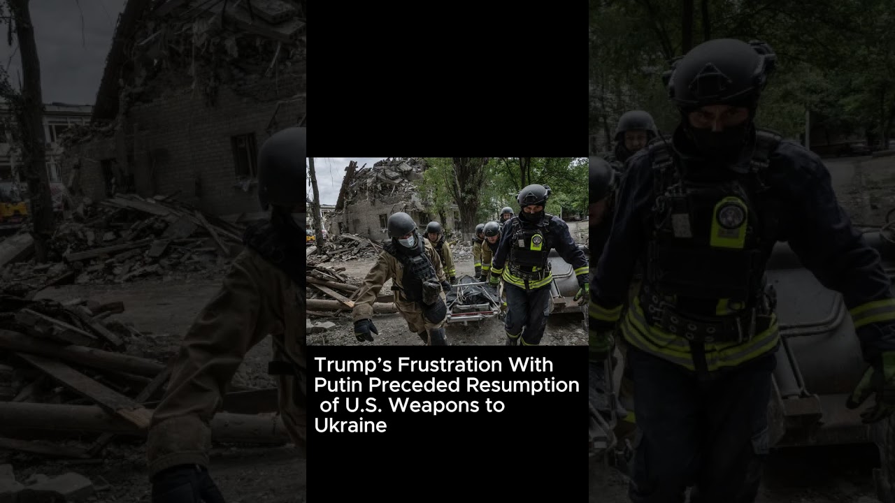 Trump’s Frustration With Putin Preceded Resumption of U.S. Weapons to Ukraine#american Embassy #musi
