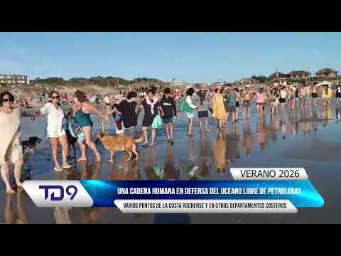 UNA CADENA HUMANA EN DEFENSA DEL MAR: ROCHA, EPICENTRO DE UNA MOVILIZACIÓN AMBIENTAL EN LA COSTA