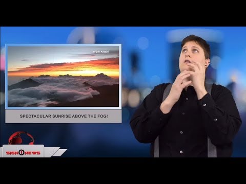 Spectacular sunrise above the fog! (ASL - 2.17.18)