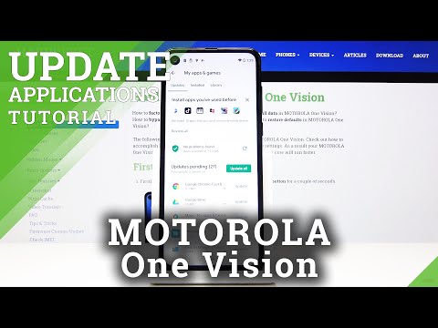 How to Update Applications in Motorola One Vision - Get Latest App Version