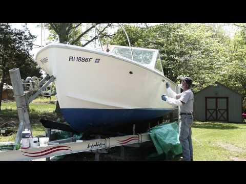 How to remove stains from your boat with TotalBoat White Knight Fiberglass Stain Remover