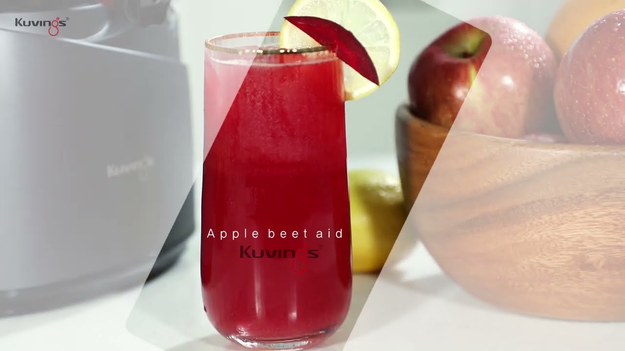 RECIPE "Nước ép hỗn hợp Táo Chanh Lê Dền" cùng máy ép chậm hiệu Kuvings NS-625CBS2 [E6000]