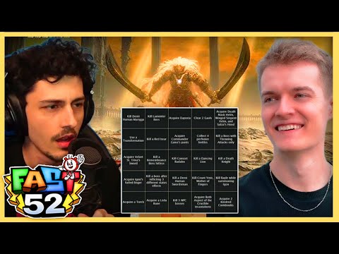 Captain Domo & Adef Have The Craziest Elden Ring DLC Bingo (loser gets punishment)