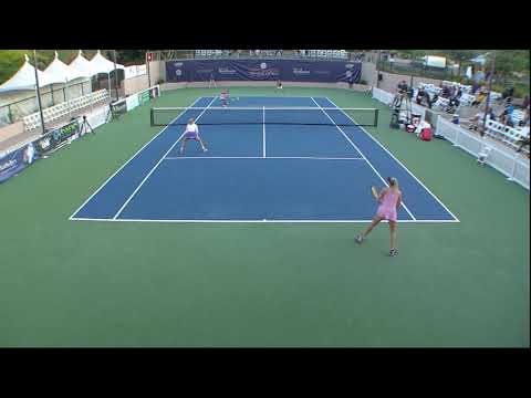 Henderson Tennis Open sick point!! Genie Bouchard/Fanny Stollar vs Zacarias/Chieh-Yu