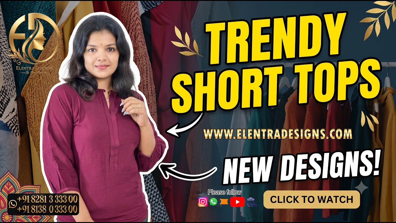 🔥 Latest Trendy Short Tops for Women | Stylish Branded Tops | New Fashion Collection 2026