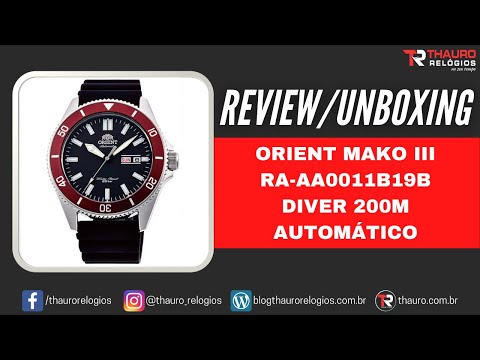Laikrodis Orient Sporty Mechanical RA-AA0011B19B video