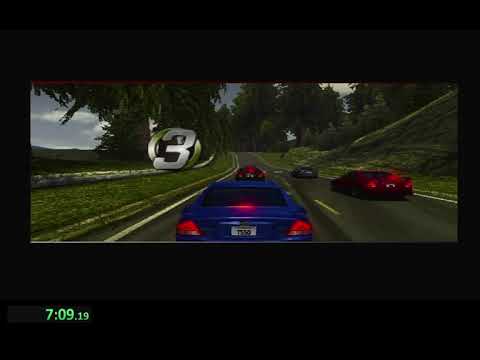 Speedrun NFS hot Pursuit 2 PS2 World Champion any% 2h22min01s