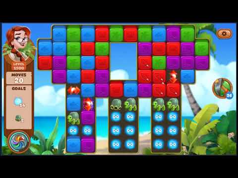 Lost Island Blast Adventure Level 1500 - NO BOOSTERS 🏝️ | SKILLGAMING ✔️