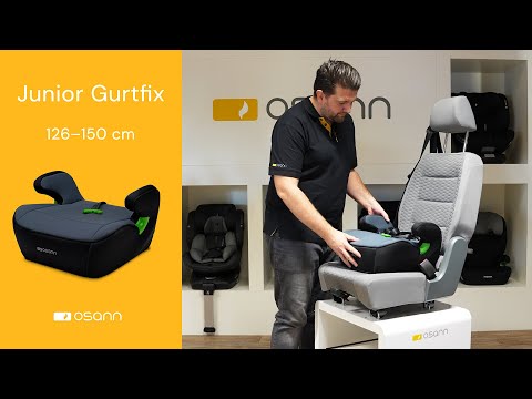 Osann Kinderautositz Sitzerhöhung Junior Gurtfix, ECE R129/03, für Kinder von 126 bis 150 cm