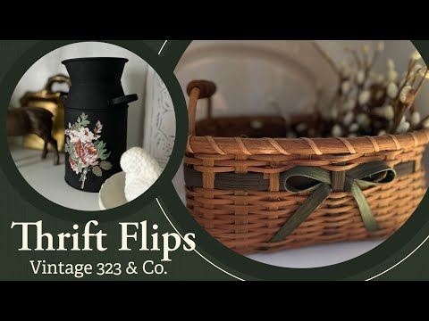 Thrift Store Flips - Vintage Home Decor - Vintage Makeovers