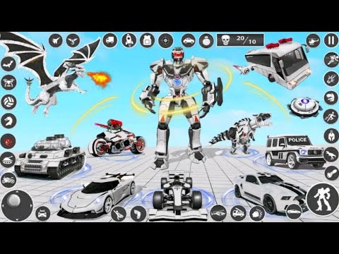 Dragon Robot Car Transform | Android ios Gameplay
