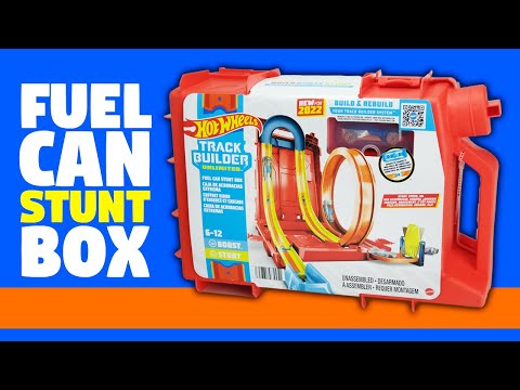 UNBOXING: Hot Wheels Fuel Can Stunt Box Track Builder Playset (New for 2022)