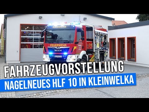Brand new HLF 10 for the Kleinwelka fire department