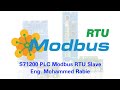 TIA Portal S71200 1500 As A Modbus Slave Communication