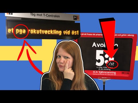 10 Confusing Swedish Abbreviations 🇸🇪  - Learn Swedish in a FUN way!
