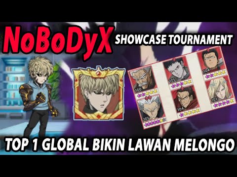🔥🔥TOP 1 GLOBAL SHOWCASE DI TOURNAMENT HERO [LAWANYA HANYA MELONGO] - ONE PUNCH MAN:The Strongest