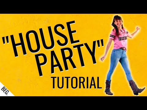 House Party Line Dance Tutorial - Choreographed by Jessica Short and Kerry Kick