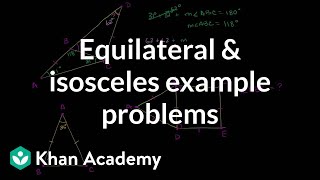 Equilateral and Isosceles Example Problems