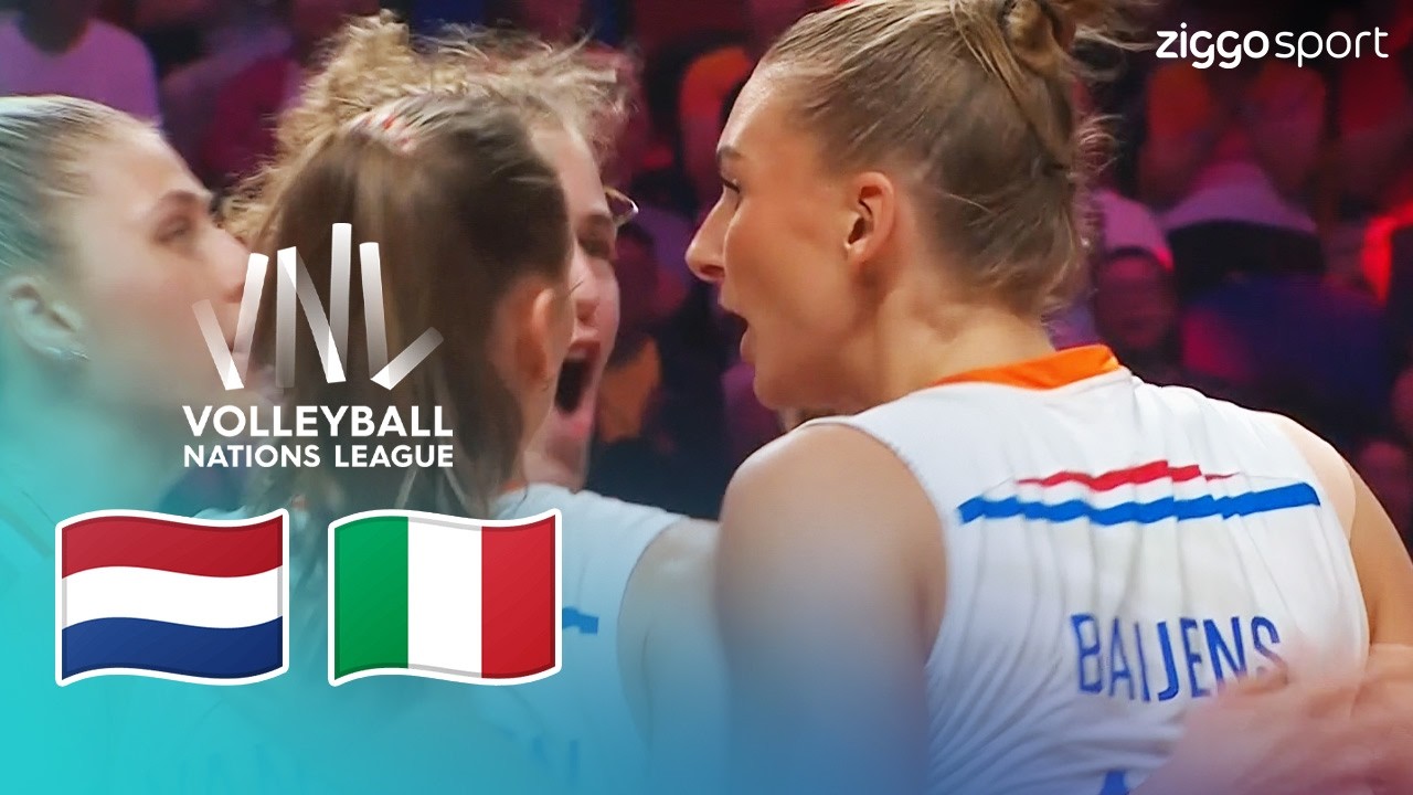NEDERLAND IN DE KWARTFINALE TEGEN DE NUMMER 1! 🔥 | Nederland vs Italië | Volleyball Nations League