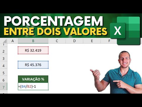 Como Calcular Porcentagem entre DOIS VALORES no Excel | Aumento em %