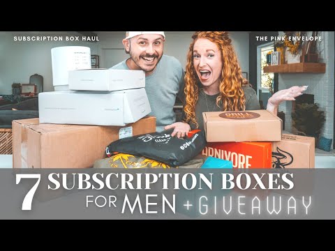 7 Monthly Subscription Boxes for Men | Plus Giveaway!