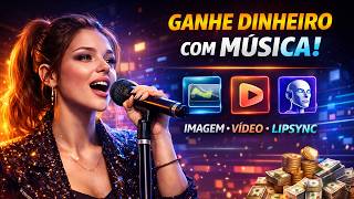 Ganhe Dinheiro com Música Usando IA + LipSync Perfeito (Clipes Profissionais Fácil!)
