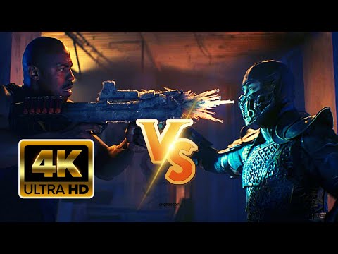 4K - Mortal Kombat - Jax VS Sub Zero - Dublado 4K