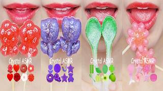 ASMR EMOJI FOOD 10minutes kohakuto for relaxing sleep mukbang eating sounds