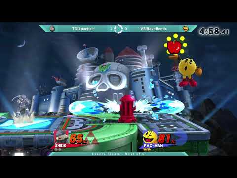 Sink or Swim 48 Losers Finals - TG|Apachai~ (Sheik) vs V3|RaveRemix (Pac-Man)