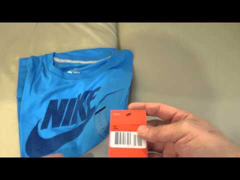 Nike futura slim mens t-shirt unboxing