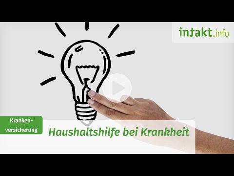 Haushaltshilfe bei Krankheit - Gesetzliche Krankenversicherung - Erklärvideo