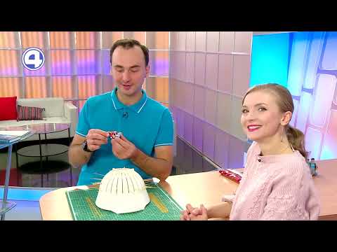 Игра для детей: берём дуршлаг и макароны