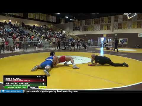 195 Lbs Round 4 - Alejandro Martinez, Eastlake High School Wrestling Vs Diego Garcia, Barstow Riff
